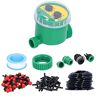 needlid Tuin Irrigatiesysteem, Druppelirrigatie Fitting Irrigatiesets 25M Plant Bewateringssysteem voor Tuin voor Patio voor Kas voor Gazon