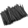 Eighosee Irrigatie Druppel Ondersteuning Stakes 1/4 "Tubing Slang voor Moestuinen Bloembedden Kruiden Tuinen Zwart 200 Pack