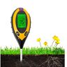 SUJAHHUJIQ Bodemmeetapparaat, 4 in 1 bodemtestset, temperatuur/licht/pH/vochtigheidsmeter voor tuin, boerderij, gazon, binnen en buiten gebruik