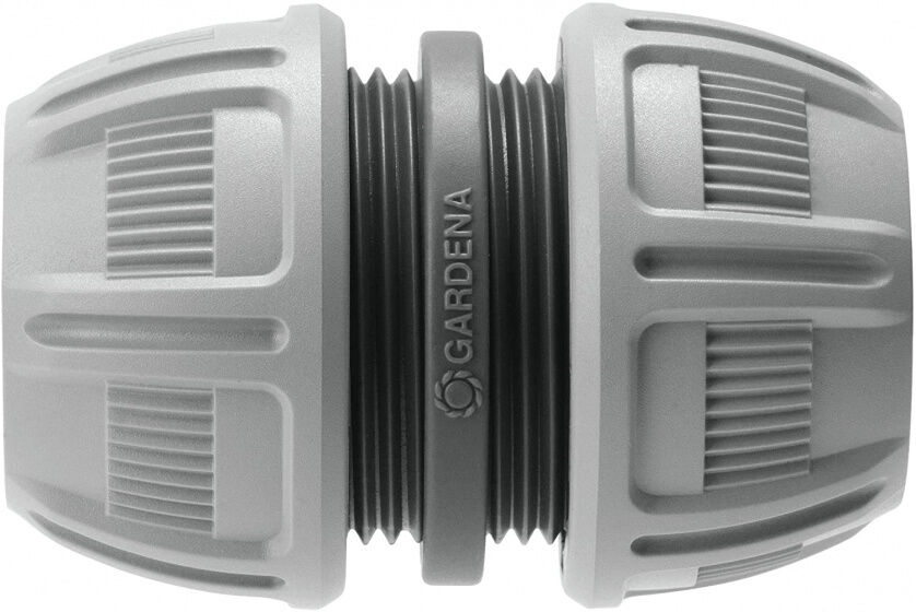 Gardena reparateur set 13 mm/1/2" 15 mm/5/8" PVC 2 stuks - Grijs,Zwart