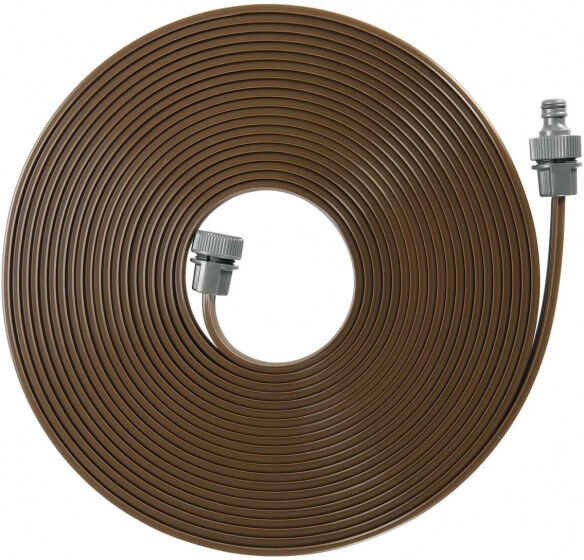 Gardena sproeislang 15 meter PVC bruin/grijs 2 delig - Bruin,Grijs