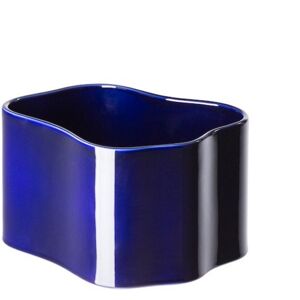 Artek Riihitie Plant Pot Shape B Medium Blue Gloss