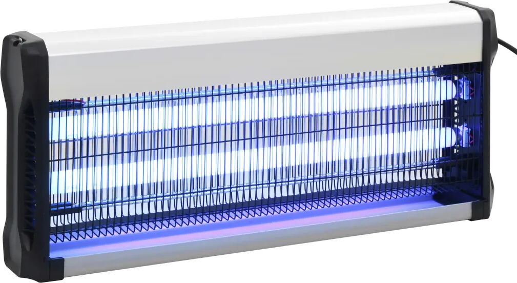 vidaXL Insektdreper svart aluminium ABS 40 W