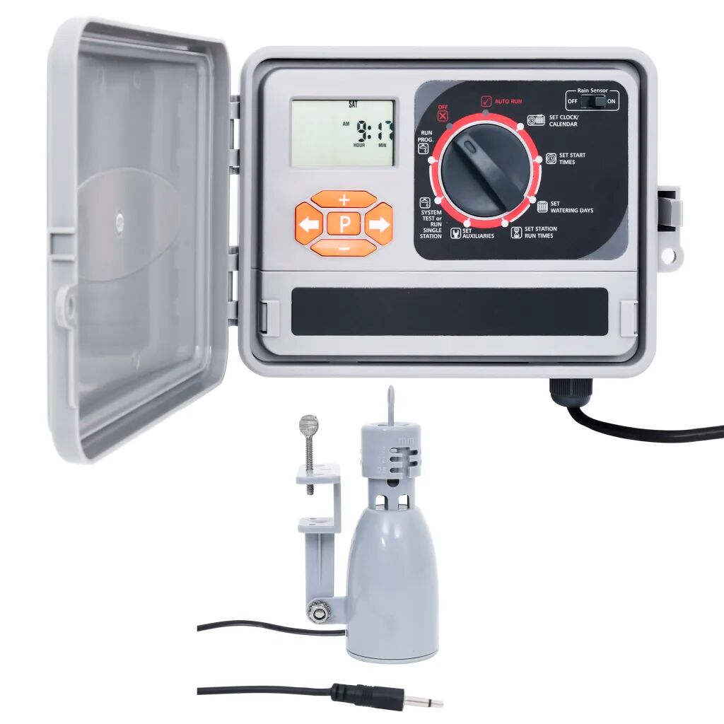 vidaXL Hagevanningsregulator med fuktsensor