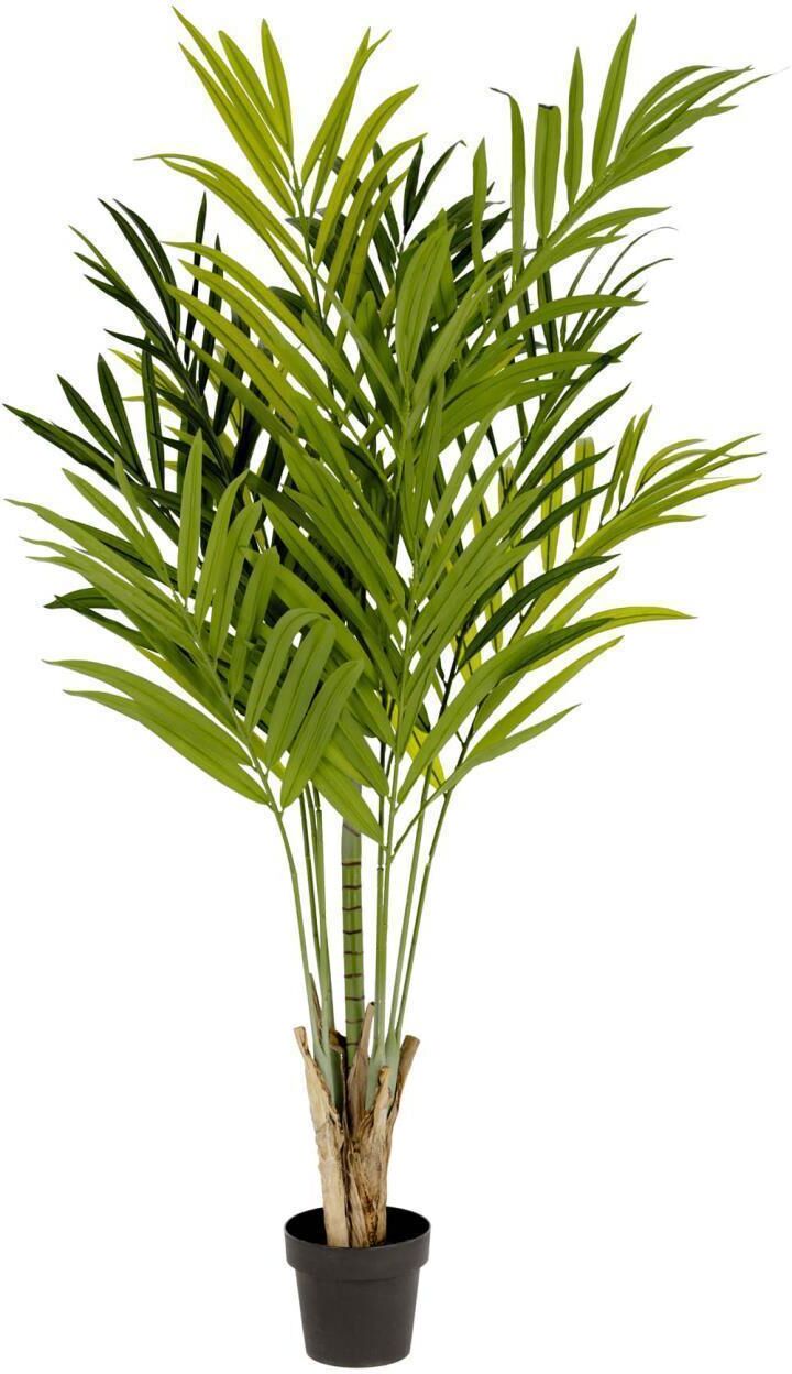 Kave Home - Sztuczna palma bambusowa Palmera z doniczka czarna 170 cm