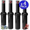 K Rain Aspersor de riego KRain Minipro 1/2'', Alcance 5,1 a 9,1 m (Pack 4)