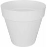 S/marca Vaso Loft Urban Redonda Branco 30 Cm