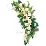 Lizgarden Arranjo de Flores para Funeral com Rosas T