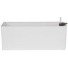 S/marca Floreira Rimini Branco (20 x 51 x H 20 cm; 17 L)