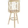 Dkd Home Decor Vaso (Bambu - 28 x 28 x 60 cm)