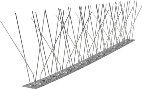 Vidaxl Conjunto de Picos para Pássaros 5 Filas (Aço Inoxidável - 6x3 m)