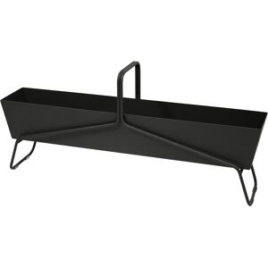 Fermob - Basket Planter Long Liquorice 42 - Svart - Krukor