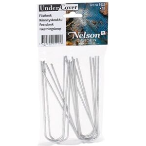 Nelson Garden 5415 Fästkrok Duk/väv, 10-Pack, Odling