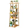 RAABYU Plant Stand Plant Holder Flower Stand Bamboo Plant Stands For Multiple Plants Flower Holder Plant Rack Plant Shelf For Living Room Plant Shelf Plant Rack