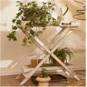 RAABYU Plant Stand Plant Holder Flower Stand Wood Plant Stand Indoor Plant Shelf Flower Shelves Plant Holder Rack For Living Room Lawn Plant Shelf Plant Rack