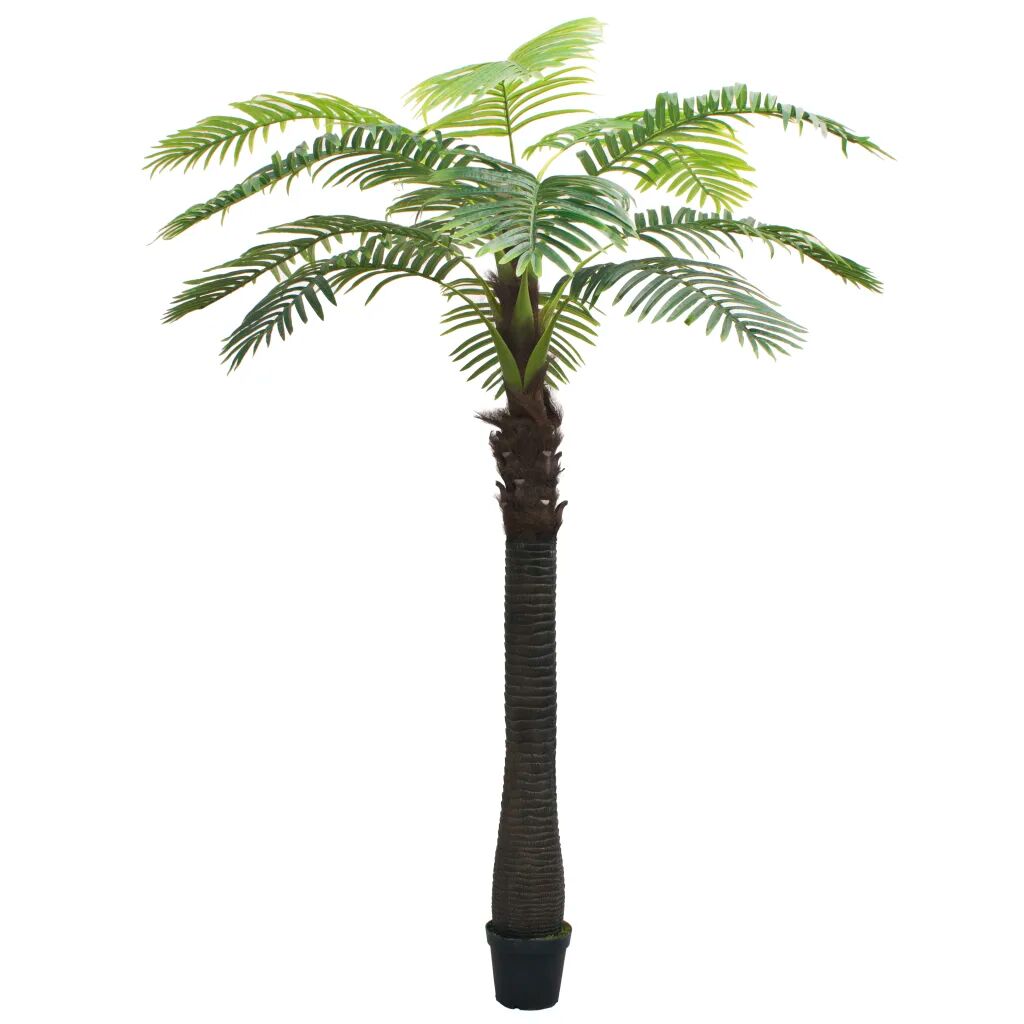 vidaXL Umelá rastlina, palma s kvetináčom 310 cm zelená