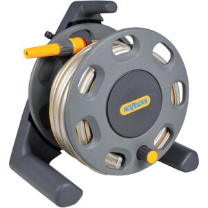 Hozelock TBC - 2412 30m Freestanding Compact Hose Reel + 25m of 12.5mm Hose HOZ2412