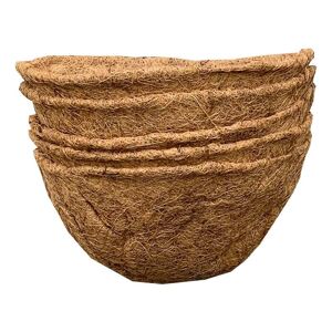 SELECTIONS Pack of 5 Coco Wall Basket Planter Liner (30cm)