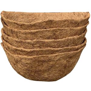 SELECTIONS Pack of 5 Coco Wall Basket Planter Liner (40cm)