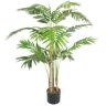 Leaf Floor Palm Plant in Planter 132.0 H x 20.0 W x 20.0 D cm