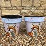 Plants 2 Gardens Plants2Gardens Fox Planter Pair