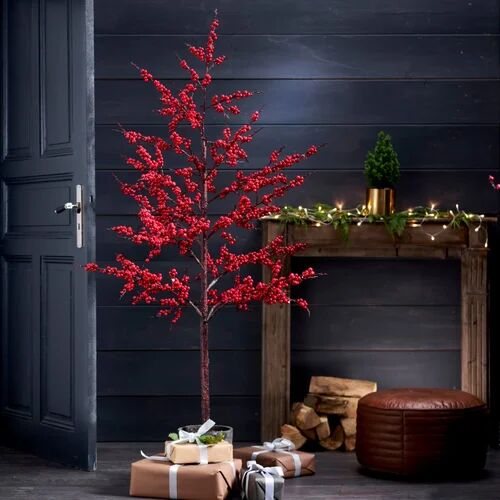 The Seasonal Aisle Artificial Berry Tree in Pot The Seasonal Aisle  - Size: 90cm W X 120cm D