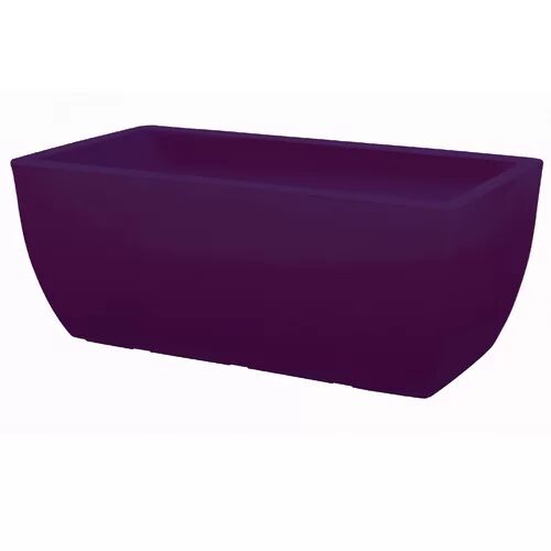 Dakota Fields Kovar Cachepot Dakota Fields Colour: Dark purple, Size: 33cm H x 80cm W x 40cm D  - Size: 90cm H X 60cm W X 2cm D