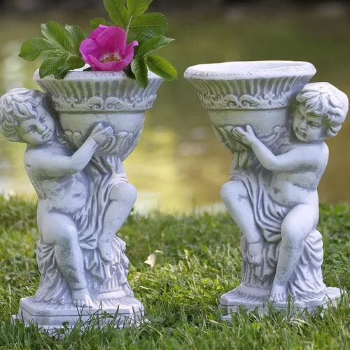 Dakota Fields 2 Piece Tudela Statue Set Dakota Fields  - Size: 15cm H X 13cm W X 8cm D