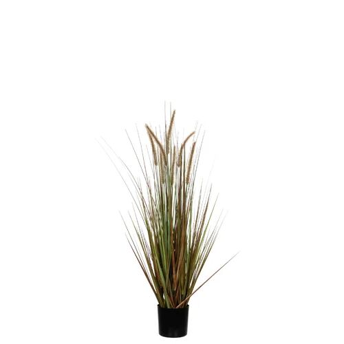 The Seasonal Aisle Artificial Pampas Grass in Pot The Seasonal Aisle Size: 120cm H x 45cm W x 45cm D  - Size: 150cm H x 70cm W x 70cm D