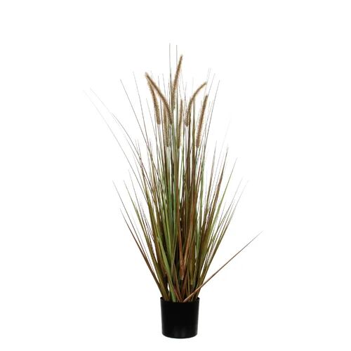 The Seasonal Aisle Artificial Pampas Grass in Pot The Seasonal Aisle Size: 150cm H x 70cm W x 70cm D  - Size: 55cm H x 55cm W x 1.3cm D