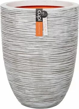 vidaXL Capi Plastic Plant Pot vidaXL Colour: Ivory, Size: 58 cm H x 46 cm W x 46 cm D  - Size: 48 cm H x 62 cm W x 62 cm D