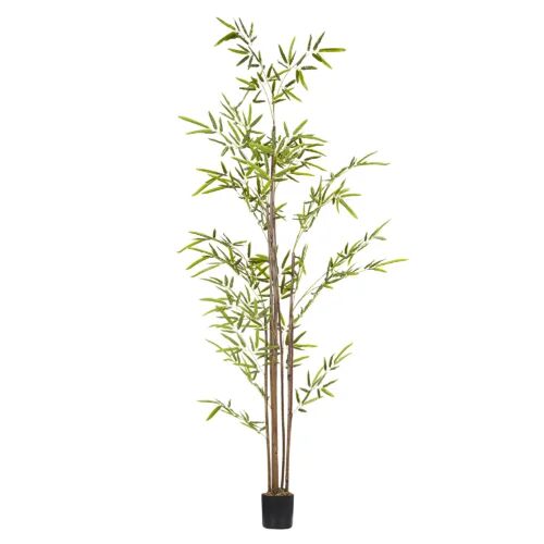 The Seasonal Aisle 150cm Artificial Bamboo Plant in Planter The Seasonal Aisle  - Size: 132cm H X 80cm W X 50cm D