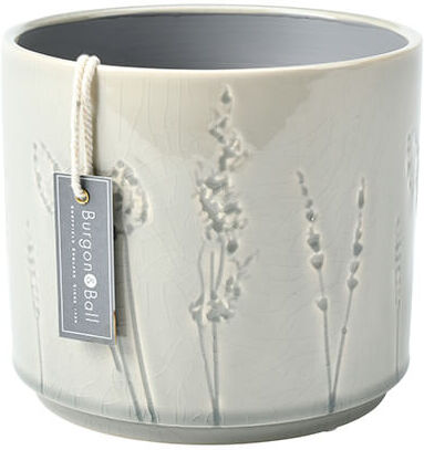 Burgon & Ball Provence Large Grey Glazed Pot