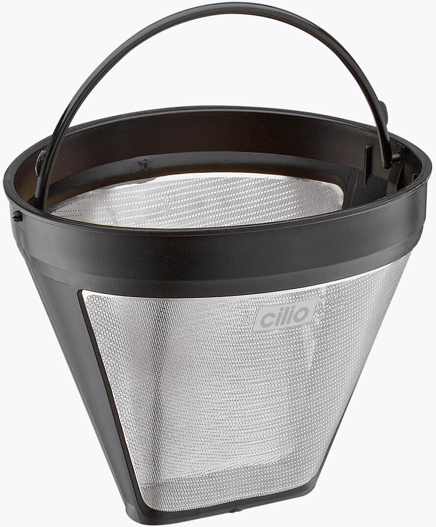 cilio Dauerfilter für Kaffee Edelstahl Größe 4