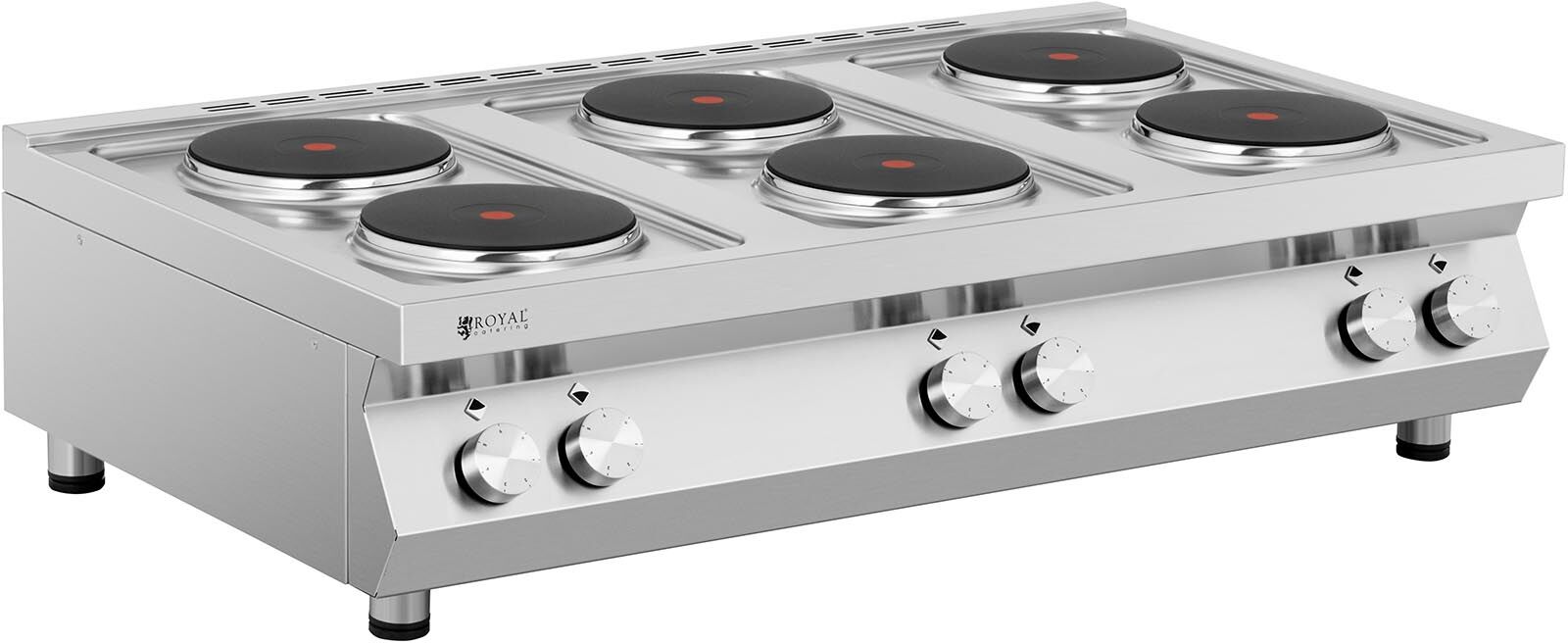 Royal Catering Elektroherd Gastro - 15.600 W - 6 Platten