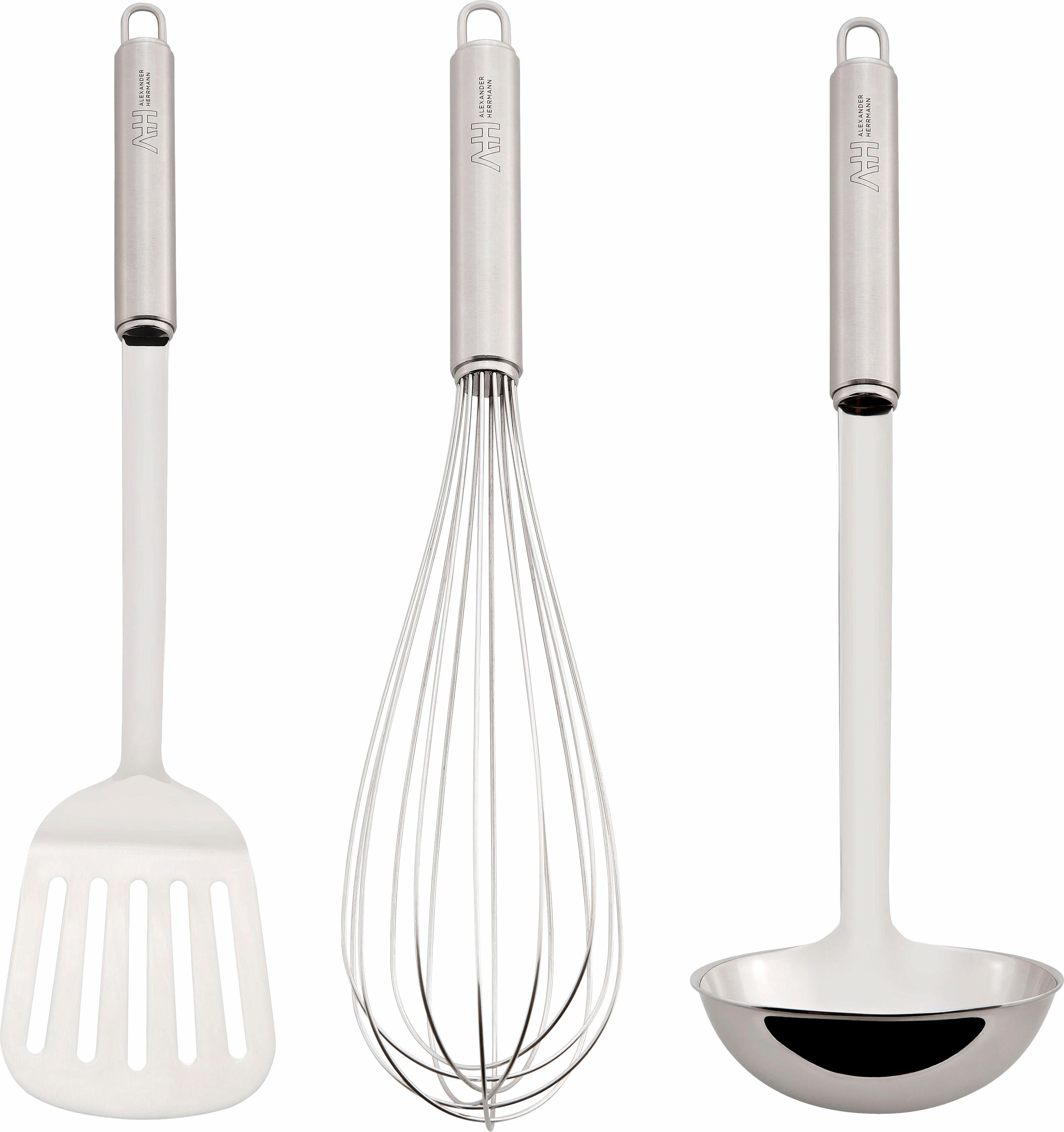 Alexander Herrmann Kochbesteck-Set »Premium«, (Set, 3 tlg.) silberfarben