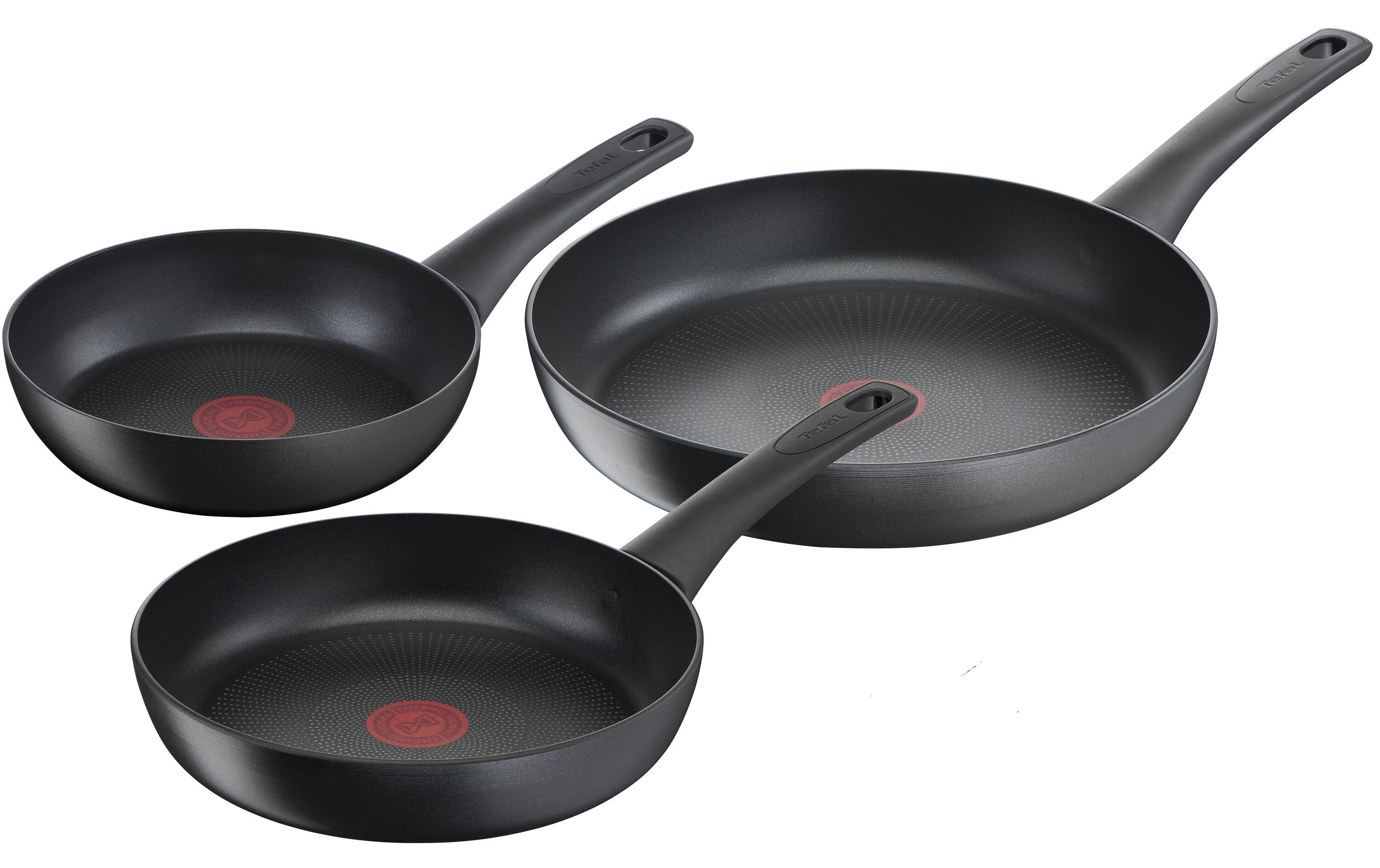 Tefal Pfannen-Set »Ultimate On«, Aluminium schwarz