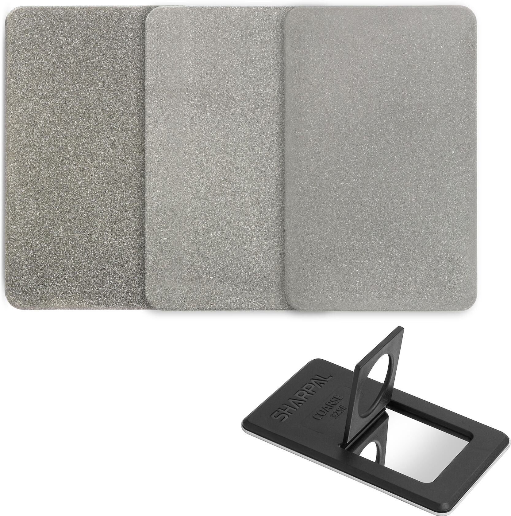 SHARPAL Schleifstein »Credit Card Diamond 3pc - Coarse, Fine, ExtraFine«,... schwarz