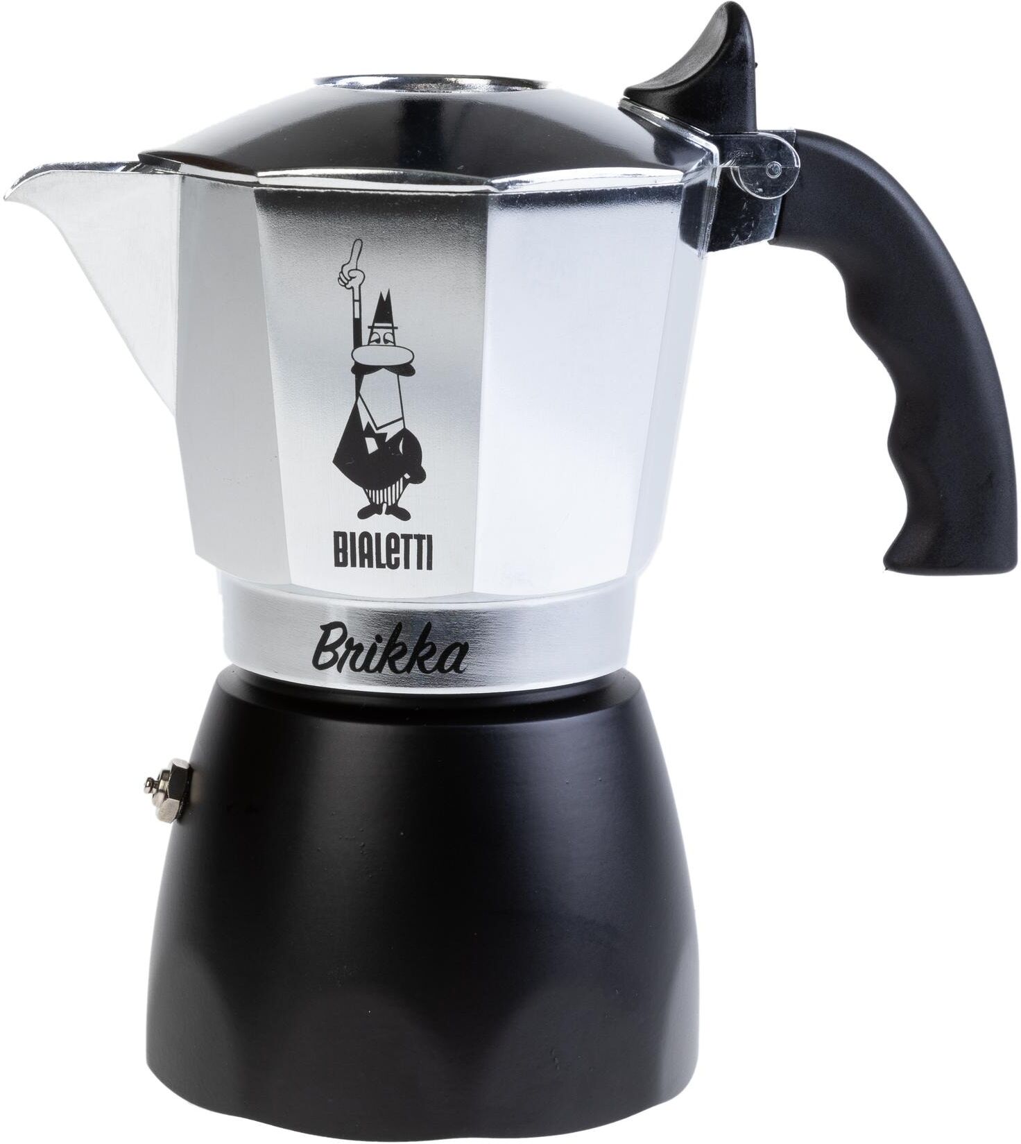 Bialetti Kaffeekanne »New Brikka 4« silberfarben