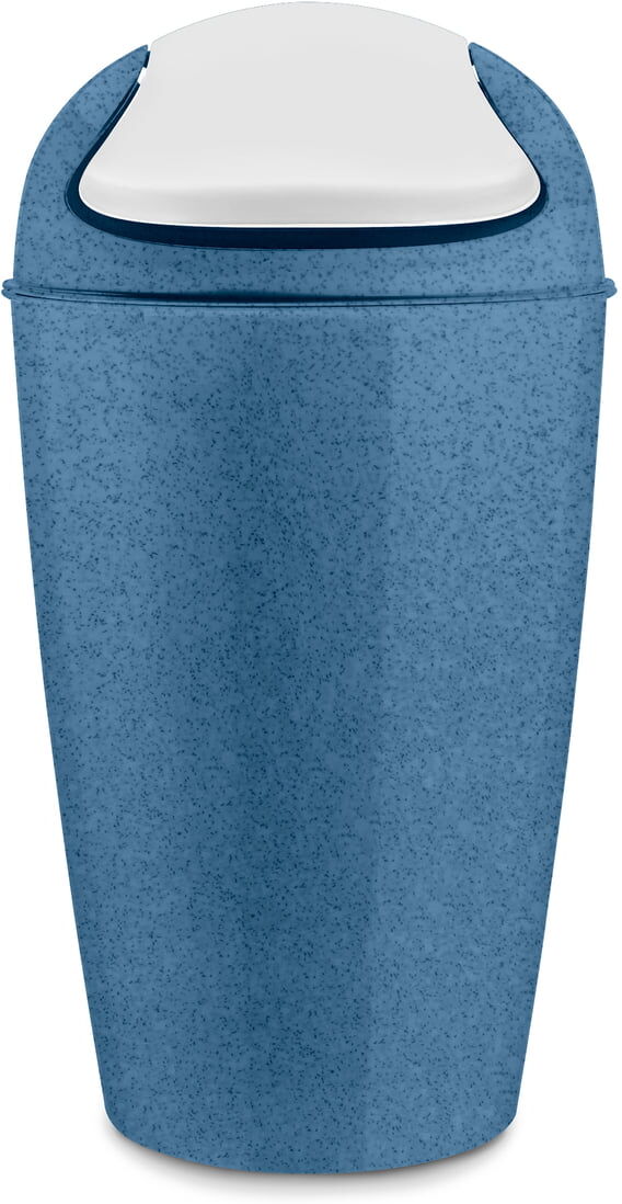 Koziol - DEL XL Schwingdeckeleimer, 30 l, organic deep blue