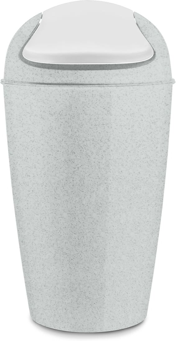 Koziol - DEL XL Schwingdeckeleimer, 30 l, organic grey