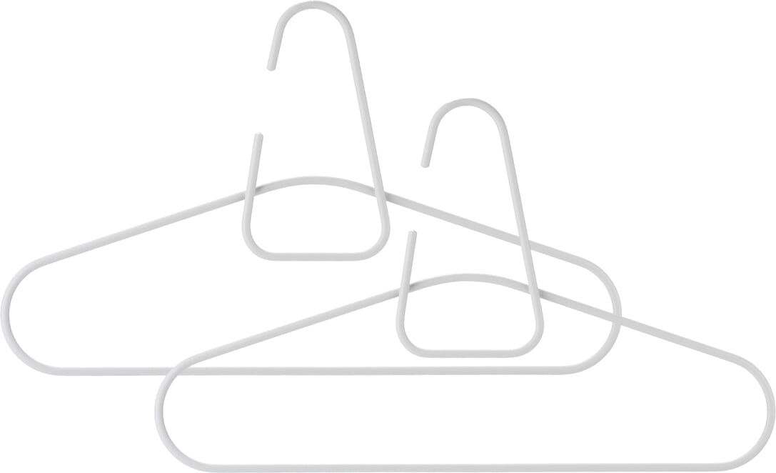 Zone Denmark - A-Hanger Kleiderbügel, soft grey (2er-Set)