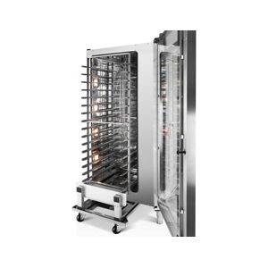 GGM Gastro - Chariot a rack avec support de tôle - pour 16x EN 60x40 - pour BB1646GW-TP Argent