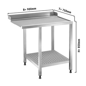 GGM Gastro - Table de sortie - montage a droite - 900mm