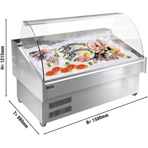 GGM Gastro - Comptoir a poissons - 1500mm - avec eclairage LED