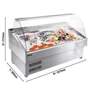 GGM Gastro - Comptoir a poissons - 1900mm - avec eclairage LED