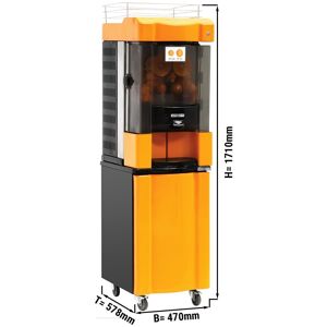 GGM Gastro - Presse-orange automatique - support inclus - Orange Noir / Orange