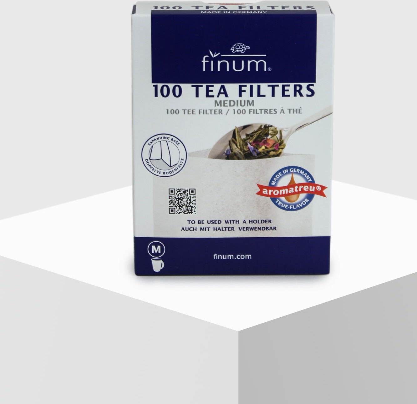 Finum Teefilter Papier Größe M 100 Stück