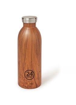 24Bottles Sequoiawood Clima Bottle Trinkflasche 500 ml Braun