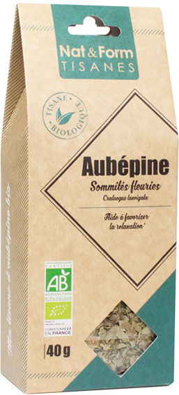 Nat & Form Tisane Aubépine Bio 40g